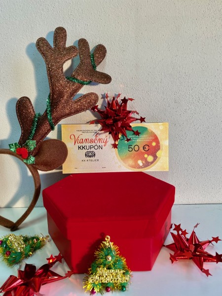 Vianočná darčeková poukážka - 50
