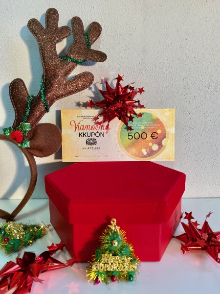 Vianočná darčeková poukážka - 500